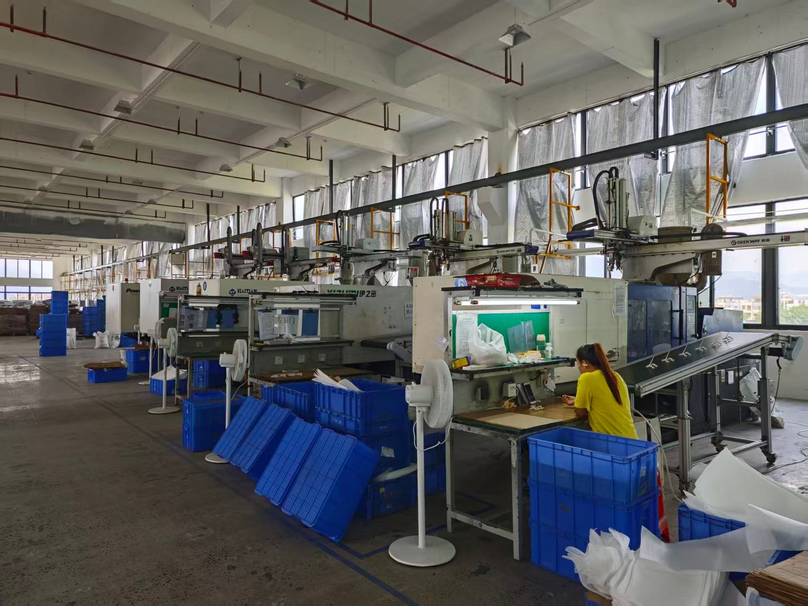 Injection molding production area at LIHE